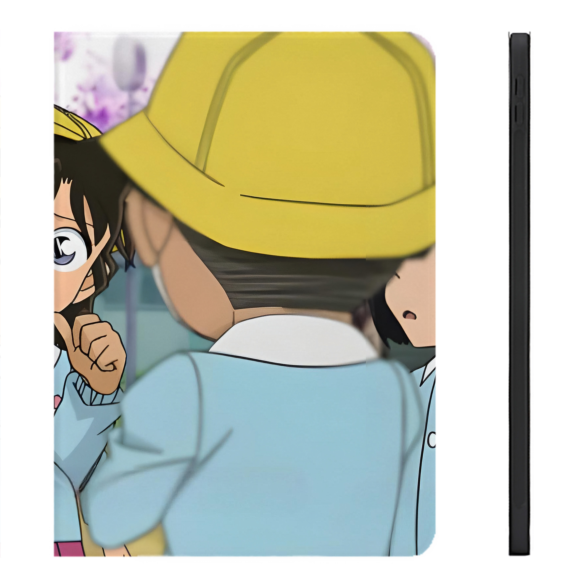 （画像用） 名探偵コナン Detective Conan IPadケース ペンホルダー付き ブックスタイルデザイン